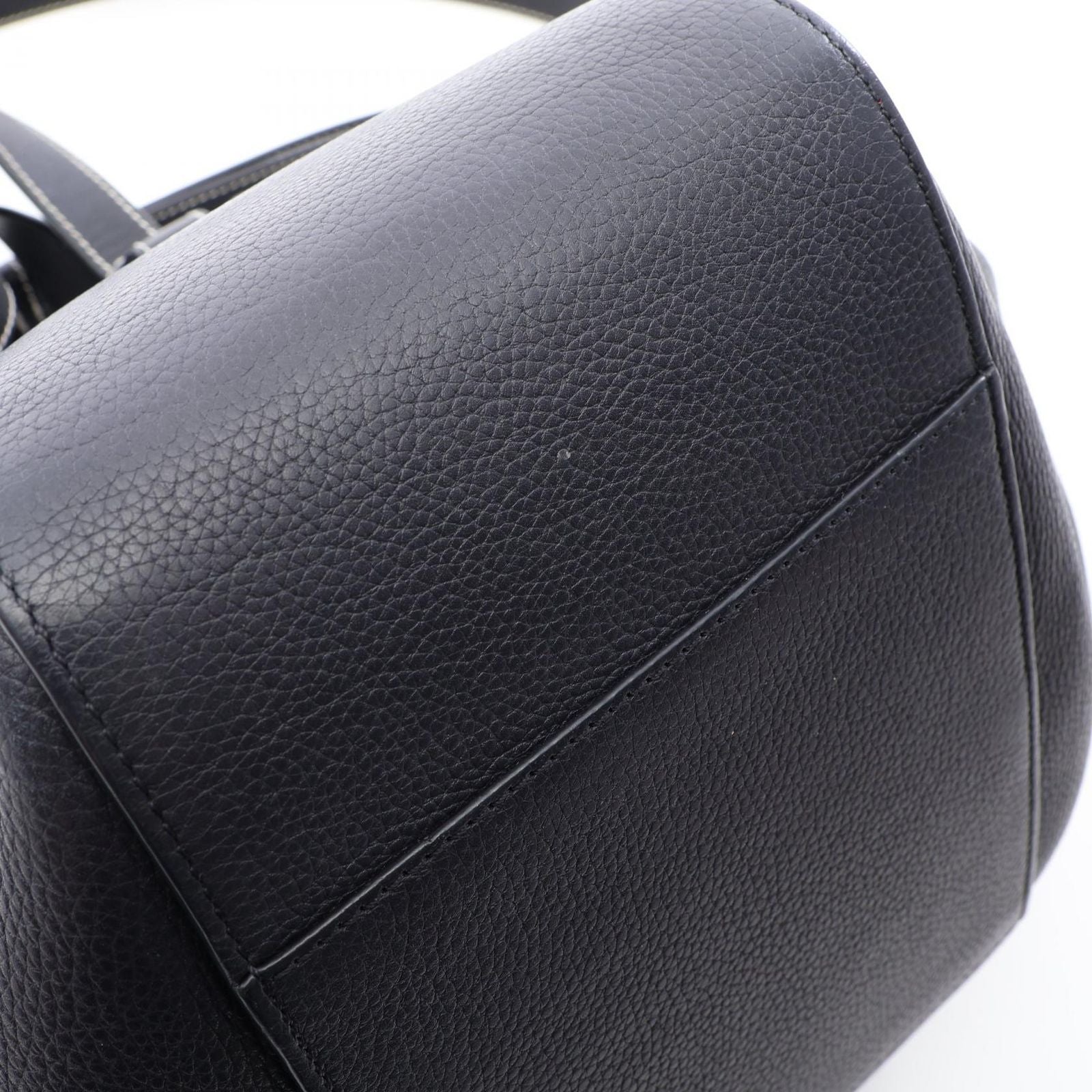 Loewe Handbag Hammock Small 2-Way Navy Black Leather — view 8