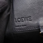 Loewe Handbag Hammock Small 2-Way Navy Black Leather — view 4