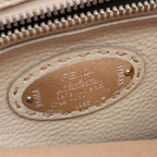 Fendi Handbageria Peekaboo Regular 2-Way Blue Leather Selleria Handbag — view 4