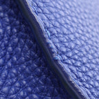 Fendi Handbageria Peekaboo Regular 2-Way Blue Leather Selleria Handbag — view 8