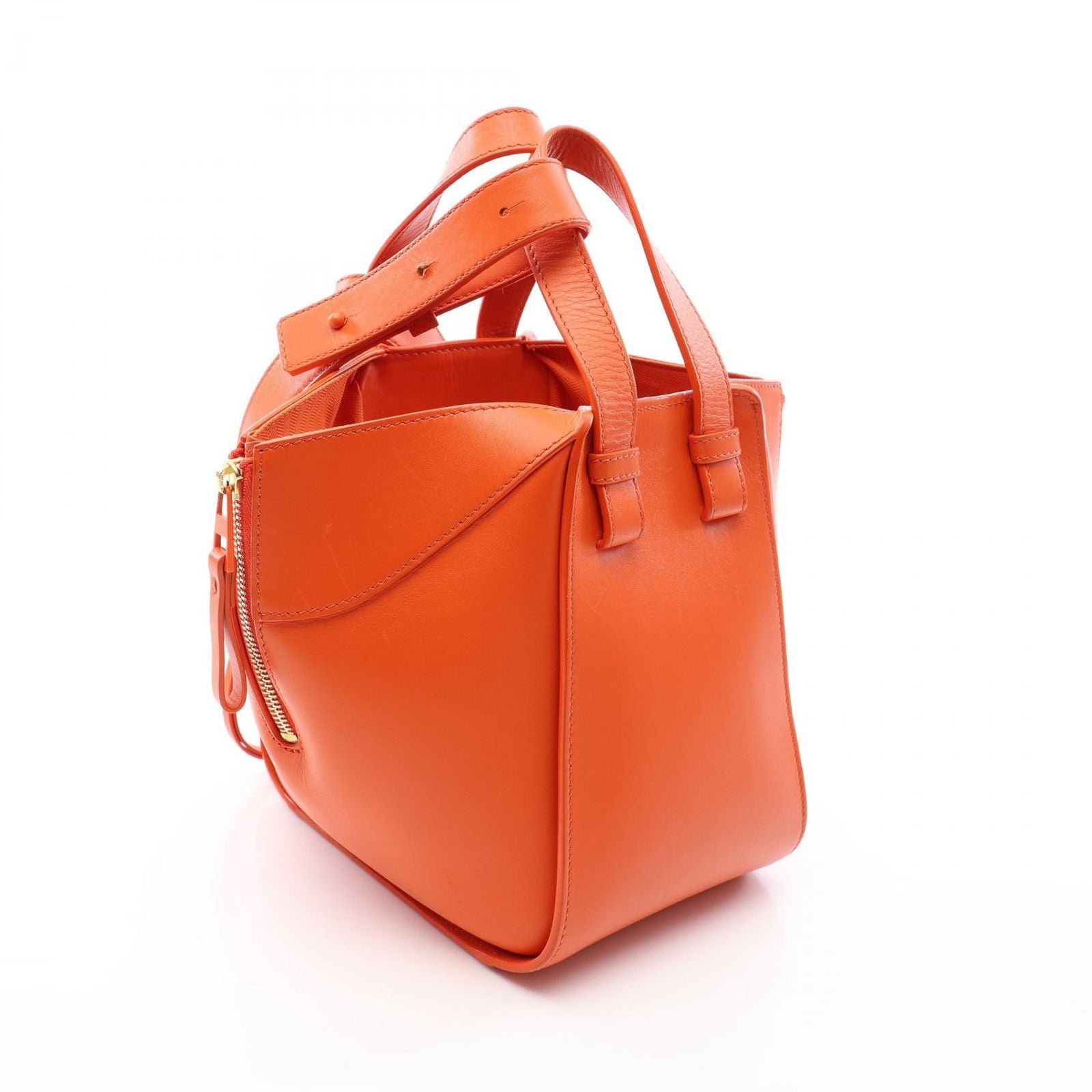 Loewe Handbag Hammock Compact 2-Way Orange Leather — view 2