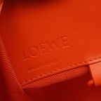 Loewe Handbag Hammock Compact 2-Way Orange Leather — view 4