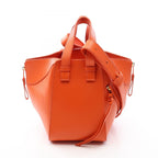Loewe Handbag Hammock Compact 2-Way Orange Leather