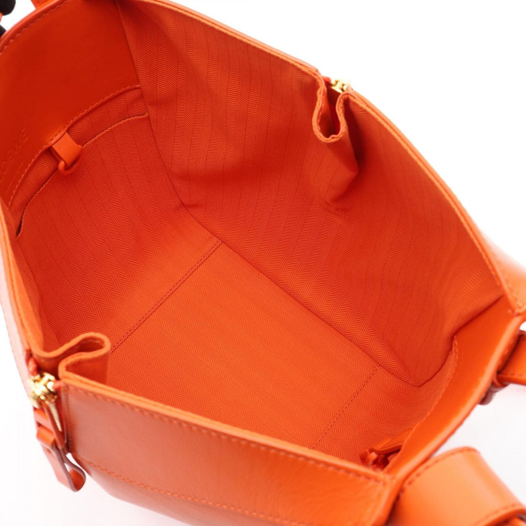 Loewe Handbag Hammock Compact 2-Way Orange Leather — view 3