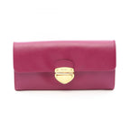 Prada Bifold Wallet Saffiano Tuc Purple Leather