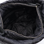 Chanel Tote Coco Cocoon MM Green Black Nylon Leather — view 3