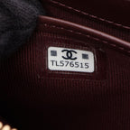 Chanel Round Wallet Classic Long Zip Quilted Black Caviar Leather — view 5