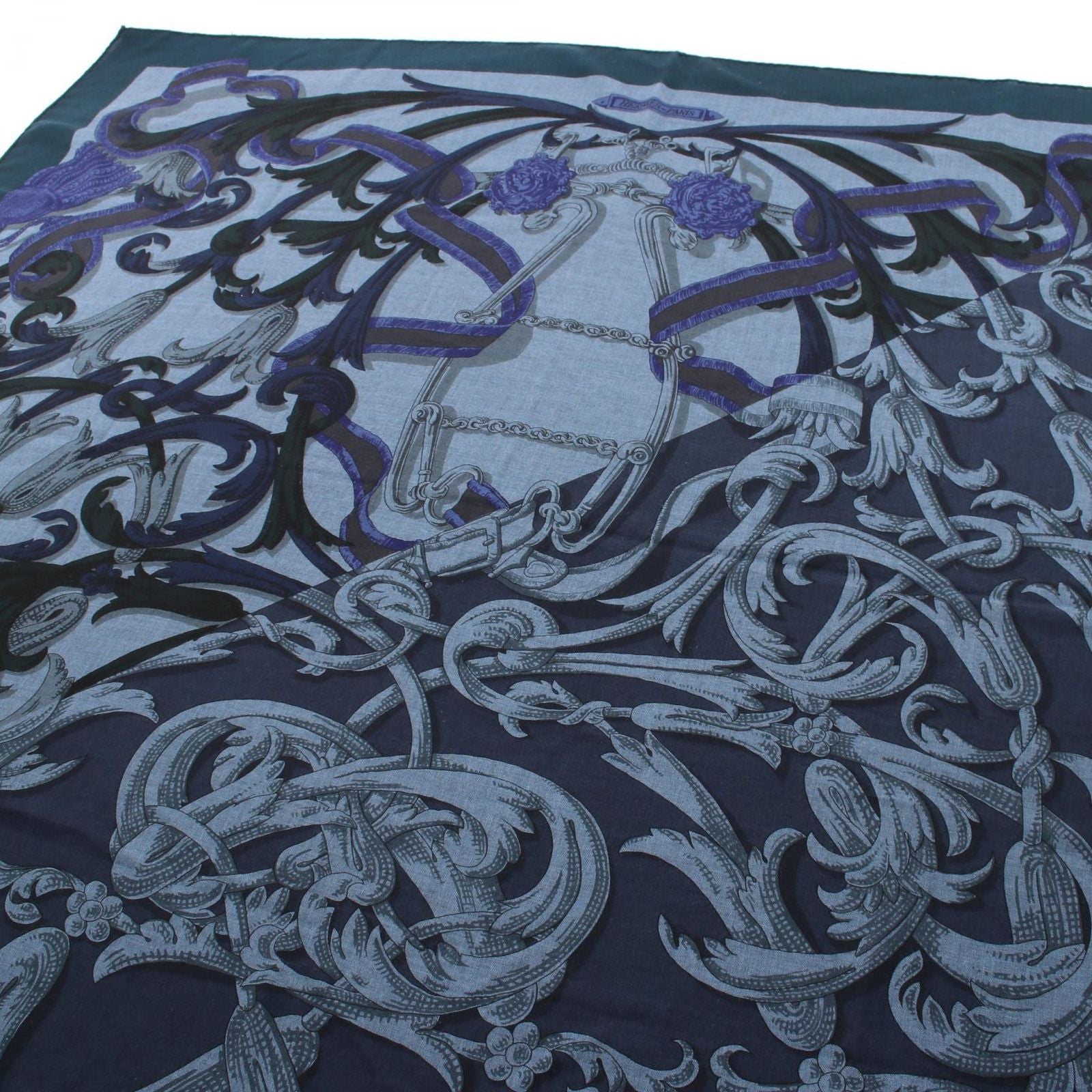 Hermes Scarf Carre Geant 140 le Mors a la Conetable Silk — view 2
