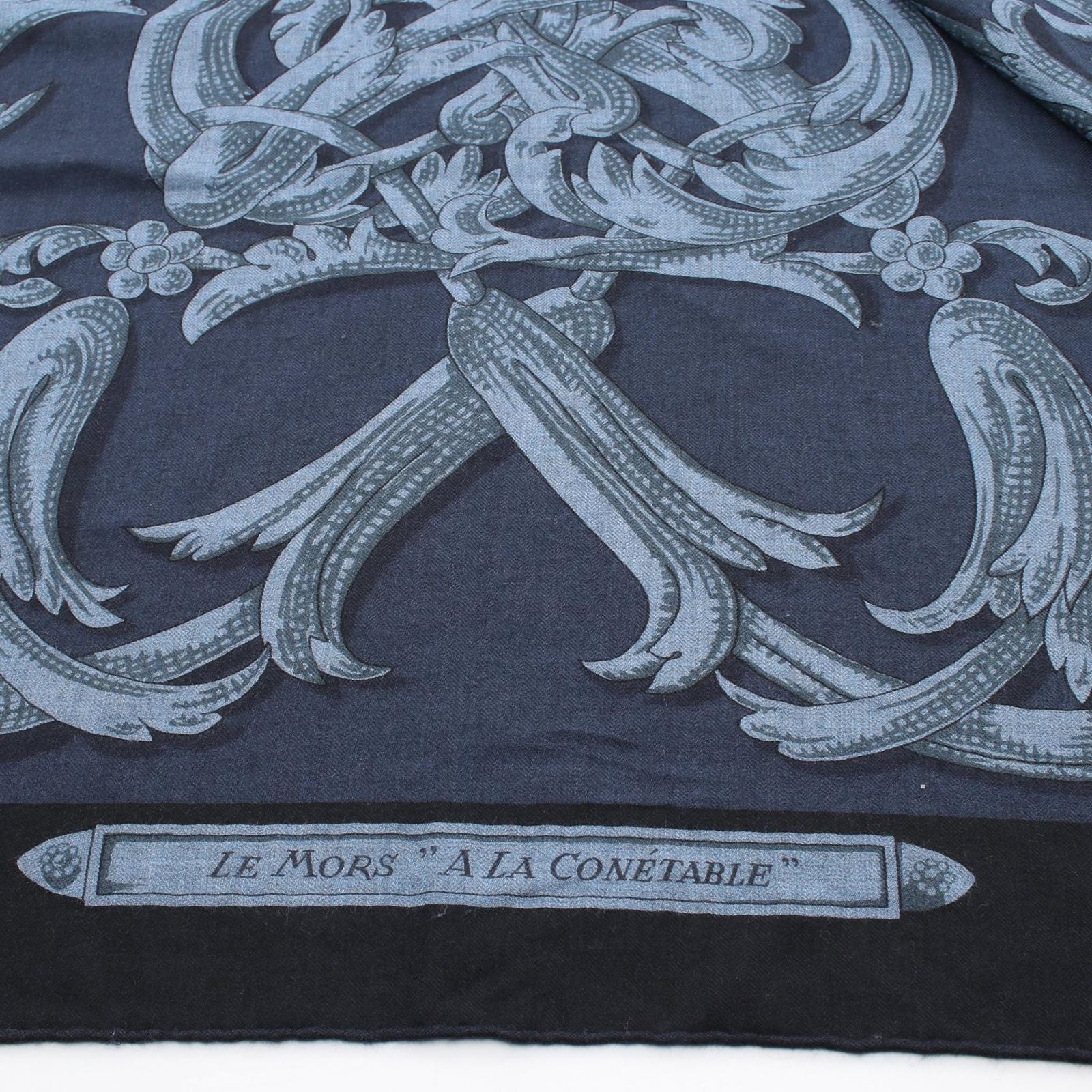 Hermes Scarf Carre Geant 140 le Mors a la Conetable Silk — view 8