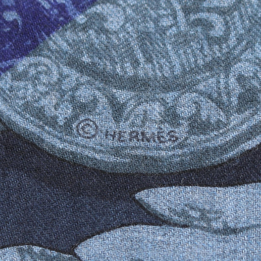 Hermes Scarf Carre Geant 140 le Mors a la Conetable Silk — view 3