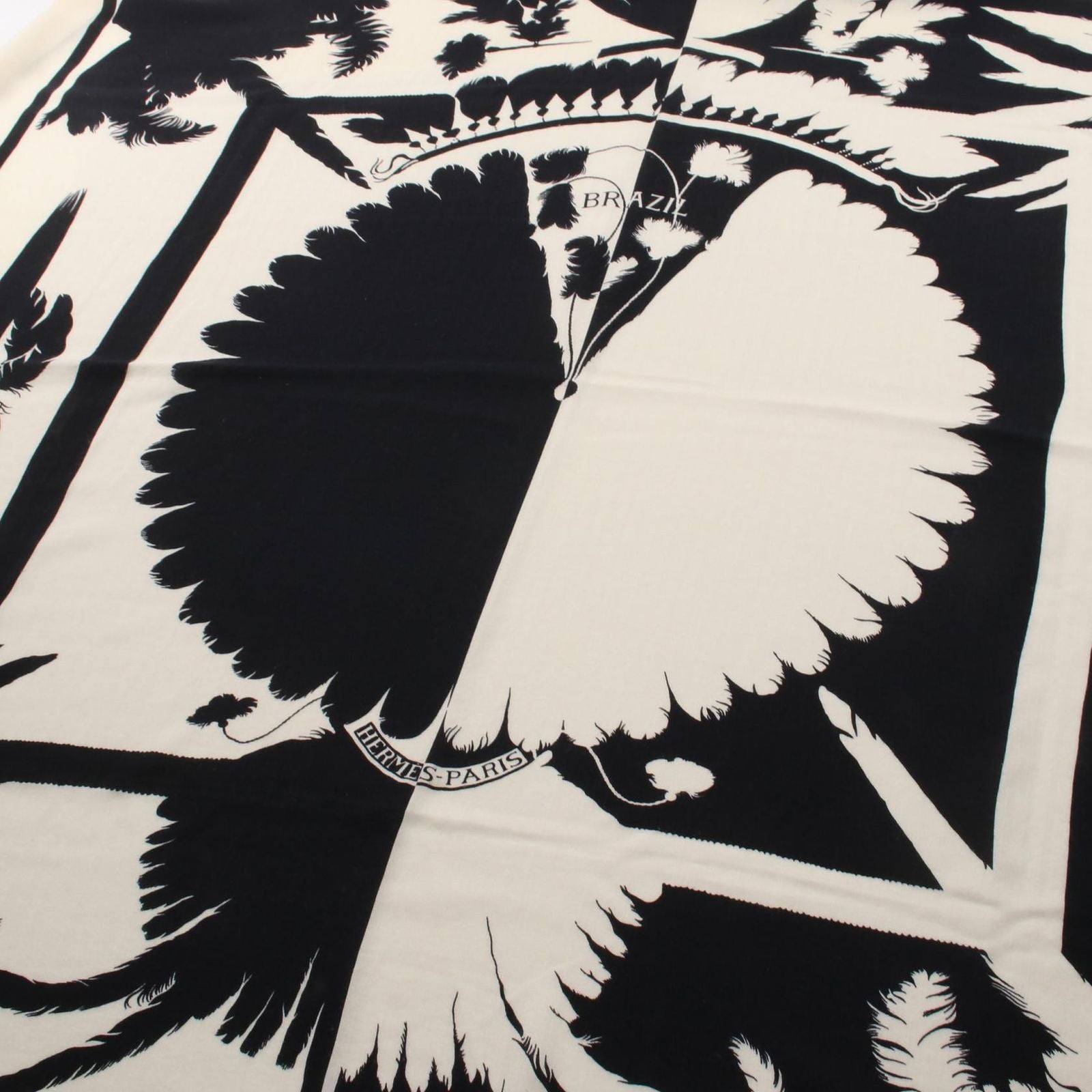 Hermes Scarf Carre Geant 140 Brazil Tattoo Silk — view 2