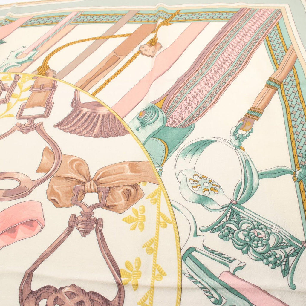 Hermes Scarf Carre Geant 140 Duo D'etriers Silk — view 6