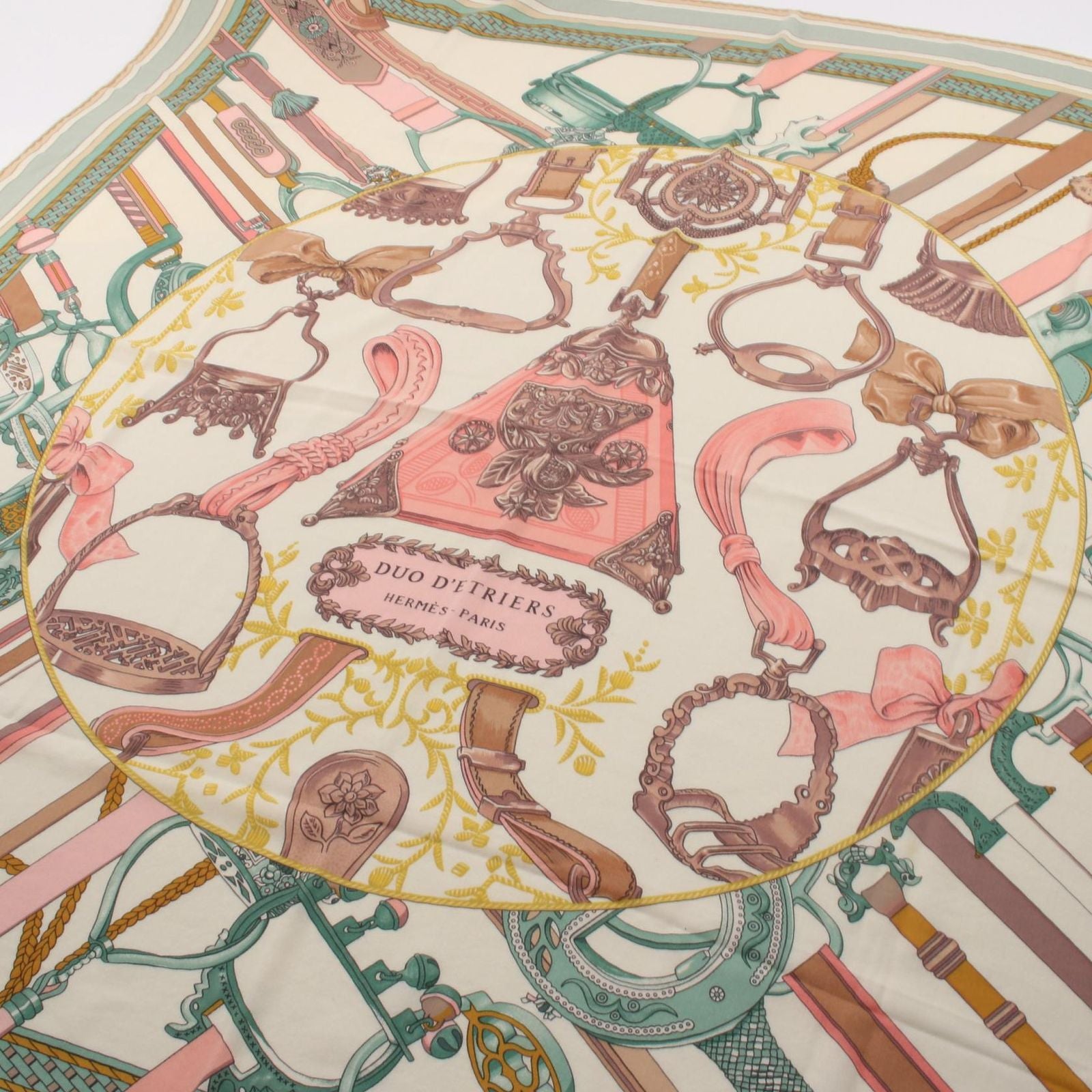 Hermes Scarf Carre Geant 140 Duo D'etriers Silk — view 2