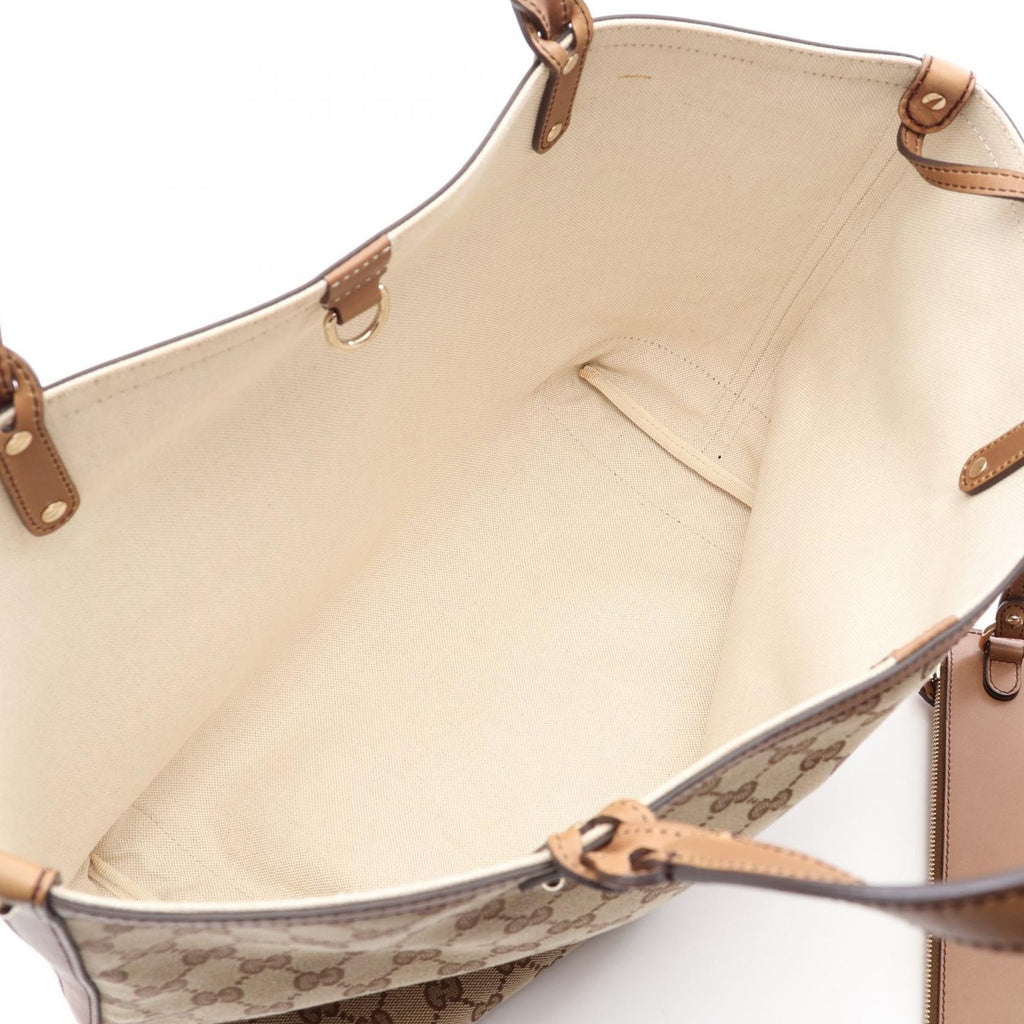 Gucci Tote GG Canvas Beige — view 3