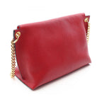 Loewe Shoulder Bag Avenue Anagram Red Leather Chain — view 2