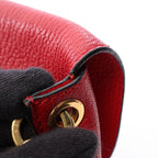 Loewe Shoulder Bag Avenue Anagram Red Leather Chain — view 8
