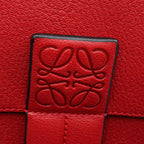Loewe Shoulder Bag Avenue Anagram Red Leather Chain — view 4
