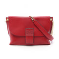 Loewe Shoulder Bag Avenue Anagram Red Leather Chain