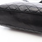 Chanel Shoulder Bag Quilted Black Lambskin — view 8