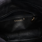 Chanel Shoulder Bag Quilted Black Lambskin — view 4