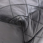 Chanel Shoulder Bag Quilted Black Lambskin — view 7