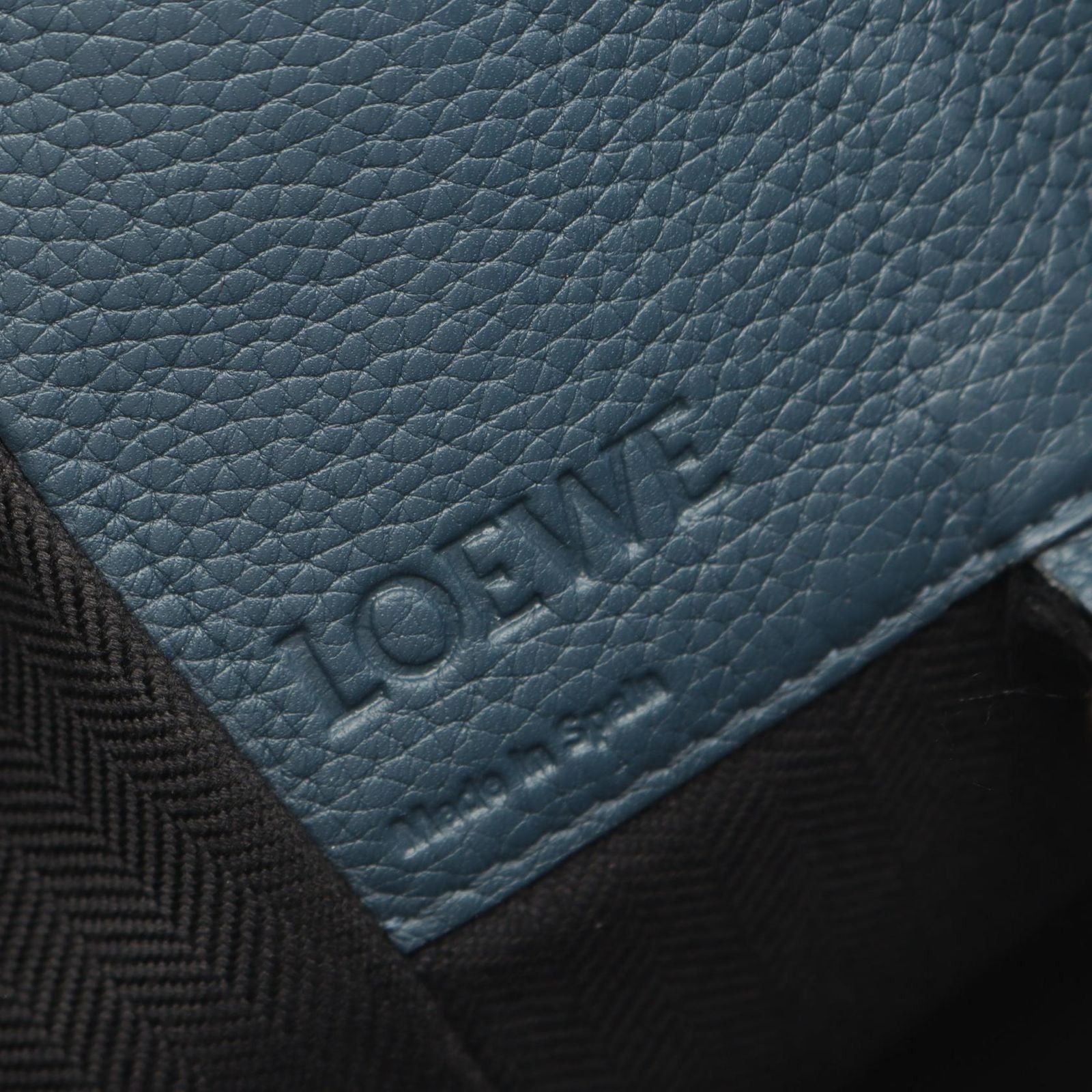 Loewe Handbag Hammock Small 2-Way Blue Leather — view 4