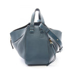 Loewe Handbag Hammock Small 2-Way Blue Leather