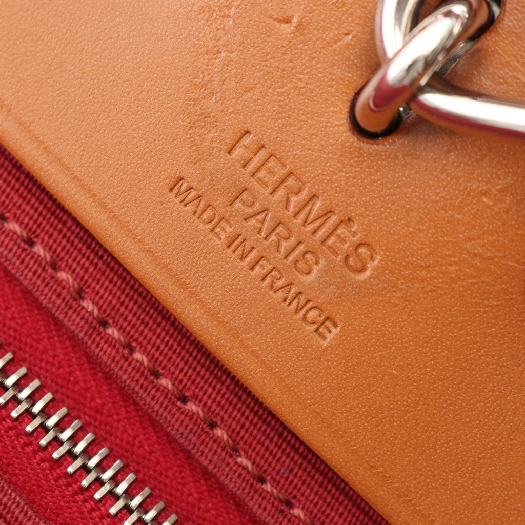 Hermes Handbag Herbag Zip PM Ruby Natural 2-Way — view 4