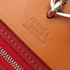Hermes Handbag Herbag Zip PM Ruby Natural 2-Way — view 4