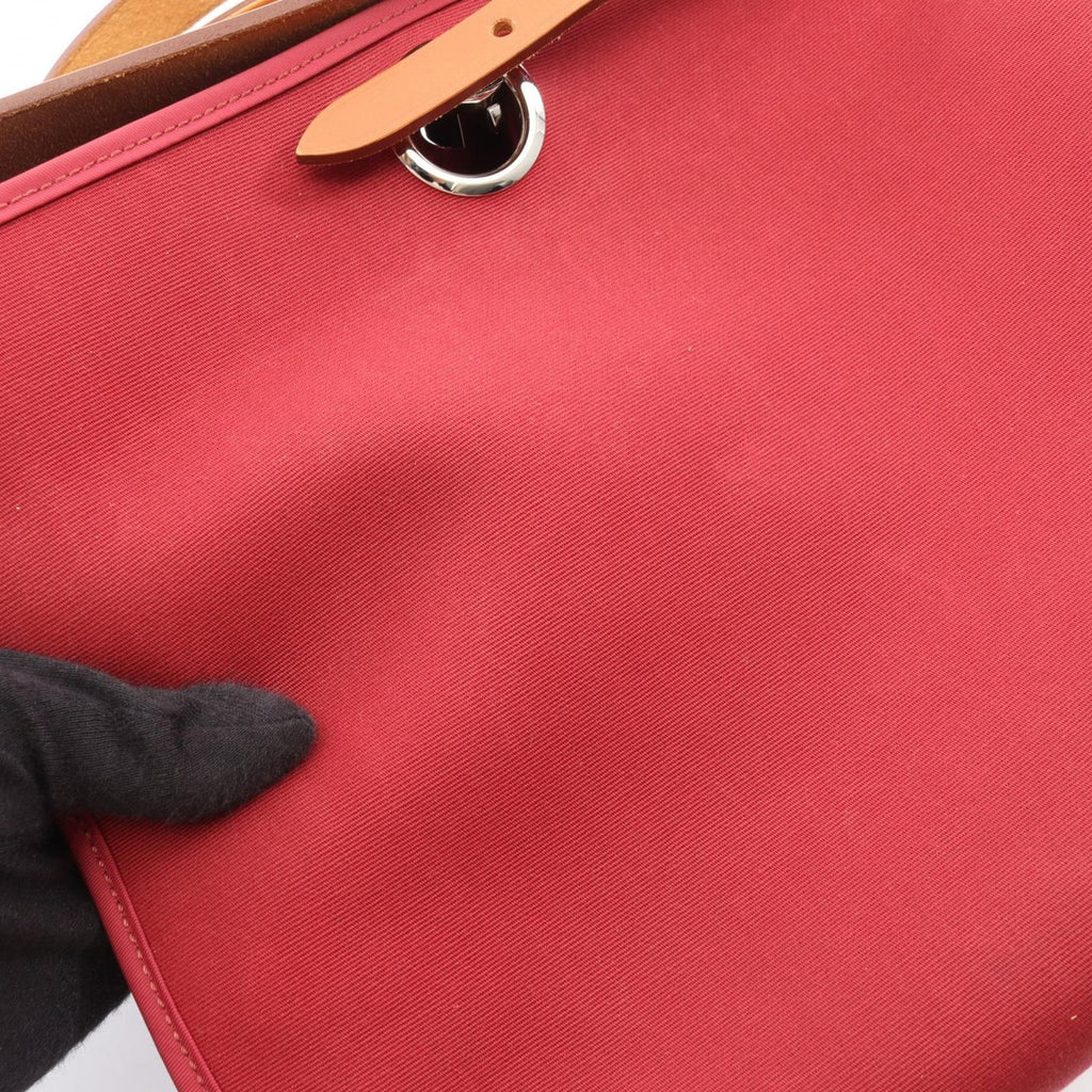 Hermes Handbag Herbag Zip PM Ruby Natural 2-Way — view 9