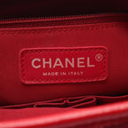 Chanel Shoulder Bag Gabriel de Large Hobo Wine Red Navy Leather Chain — view 4