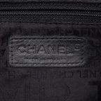 Chanel Tote Choco Bar Black Lambskin — view 4