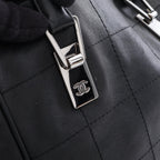 Chanel Tote Choco Bar Black Lambskin — view 9