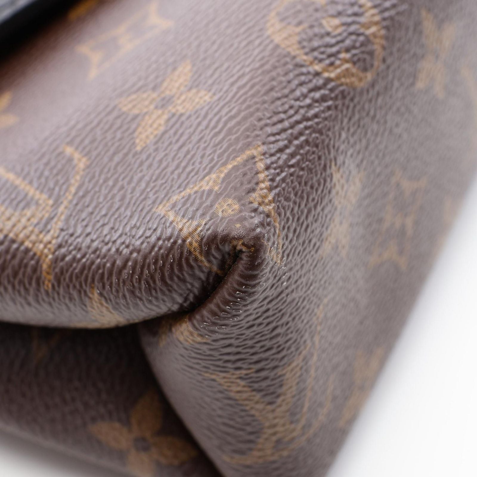 Louis Vuitton Shoulder Bag Saint Placide Noir Canvas Leather — view 6