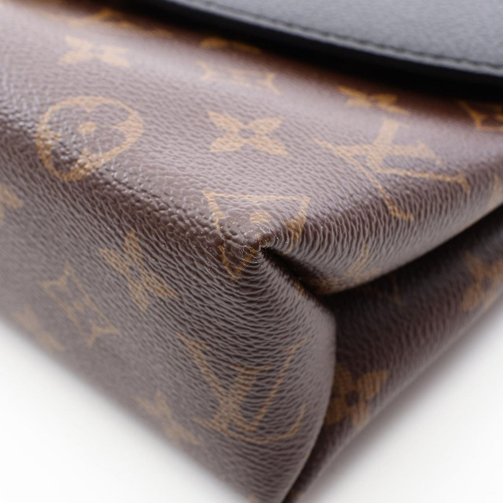 Louis Vuitton Shoulder Bag Saint Placide Noir Canvas Leather — view 7