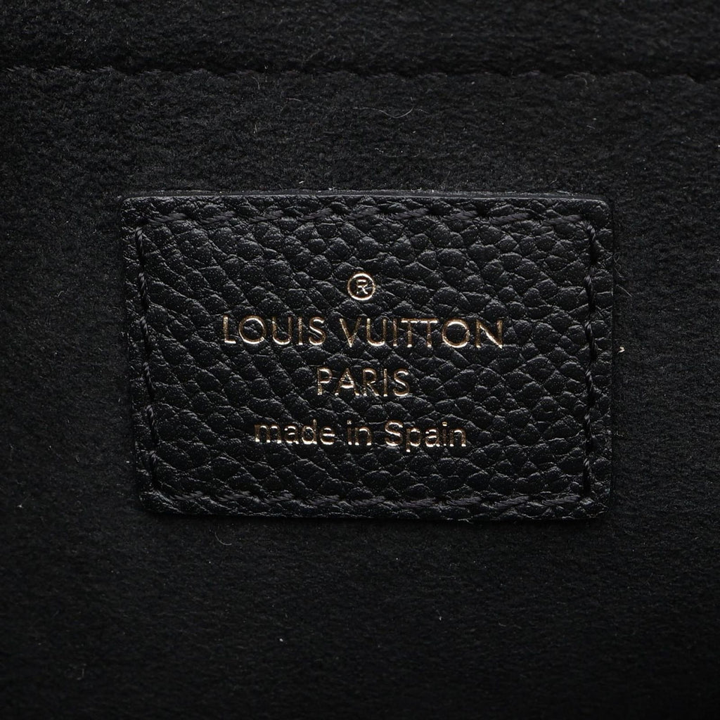 Louis Vuitton Shoulder Bag Saint Placide Noir Canvas Leather — view 4