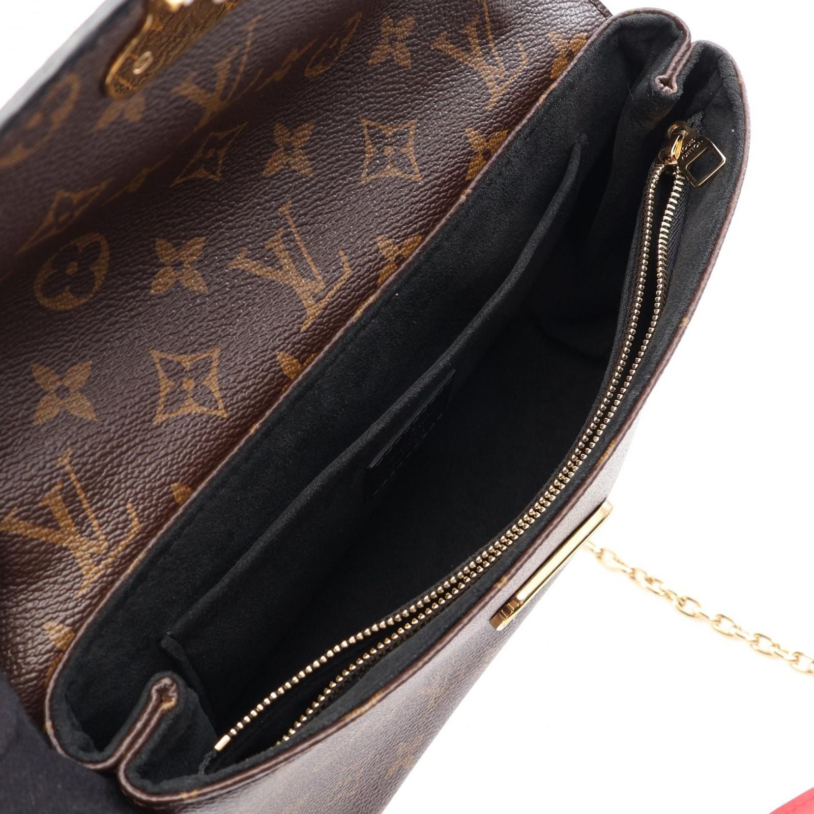 Louis Vuitton Shoulder Bag Saint Placide Noir Canvas Leather — view 3