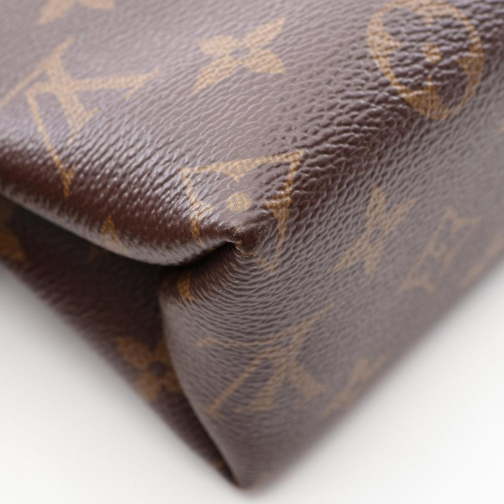 Louis Vuitton Shoulder Bag Saint Placide Noir Canvas Leather — view 8