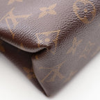 Louis Vuitton Shoulder Bag Saint Placide Noir Canvas Leather — view 8