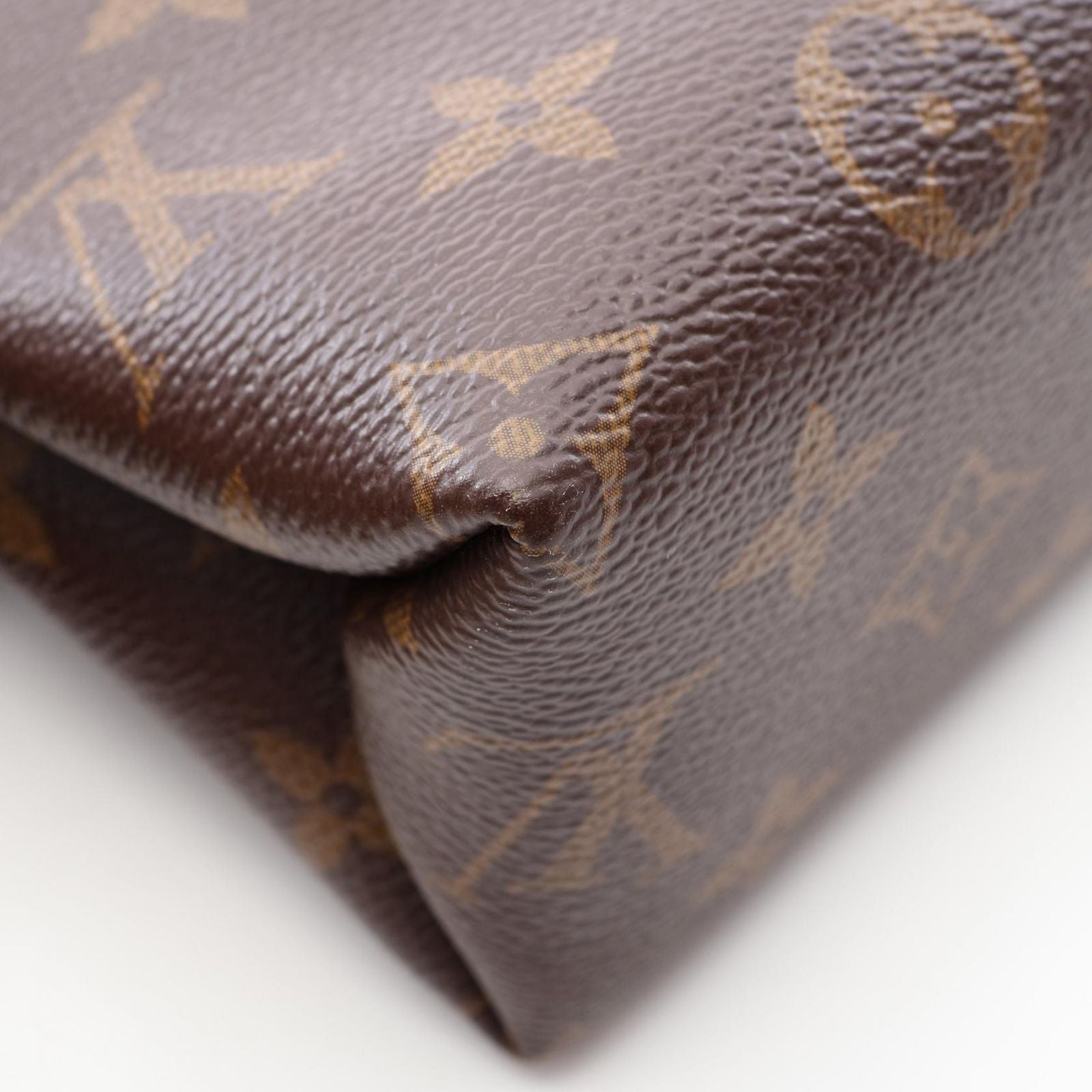 Louis Vuitton Shoulder Bag Saint Placide Noir Canvas Leather — view 8
