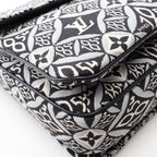 Louis Vuitton Handbag Pochette Metis MM Since 2-Way Noir Canvas Leather — view 7