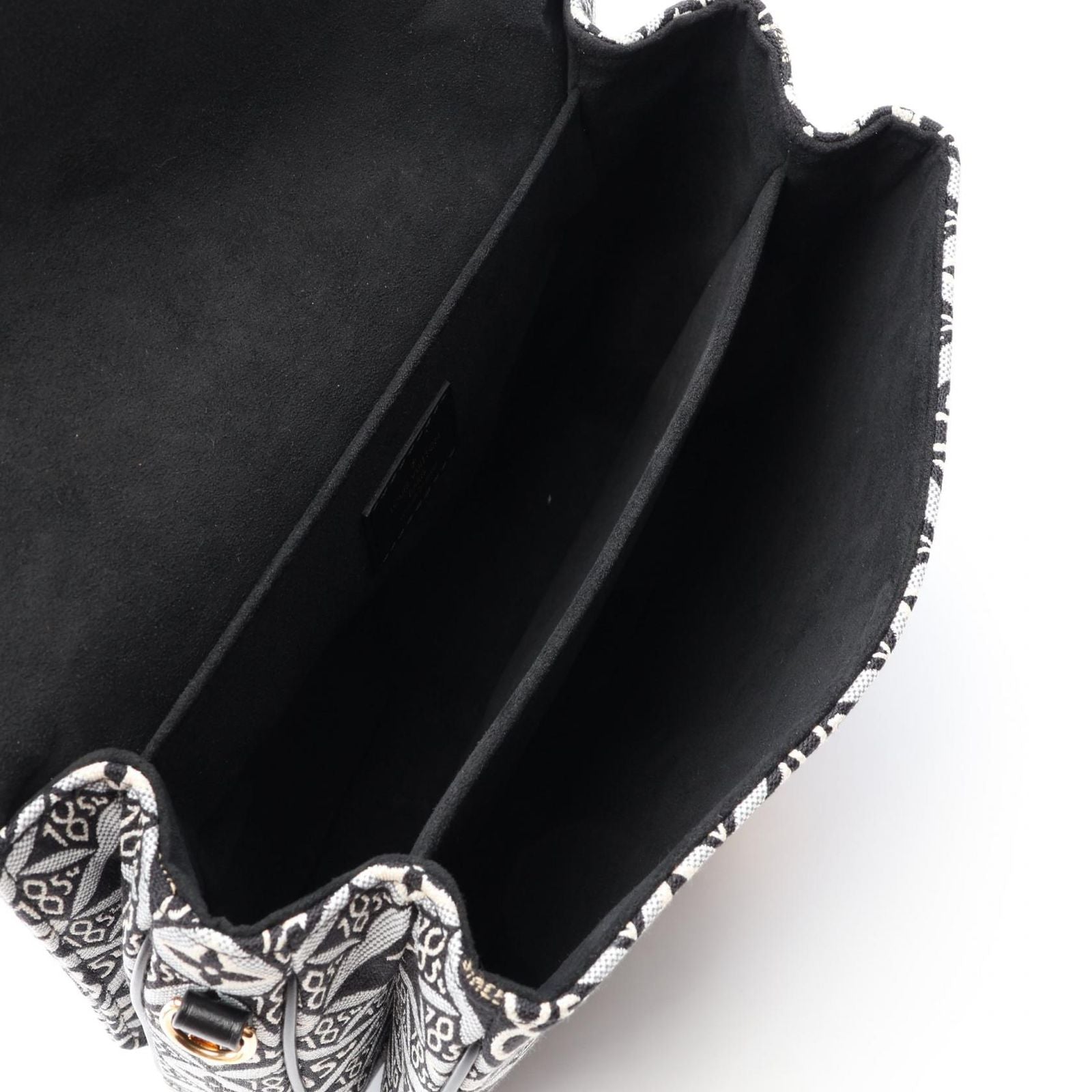 Louis Vuitton Handbag Pochette Metis MM Since 2-Way Noir Canvas Leather — view 3