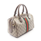 Gucci Ophidia GG Supreme Small Top Handle 2-Way Beige Brown Canvas Leather — view 2