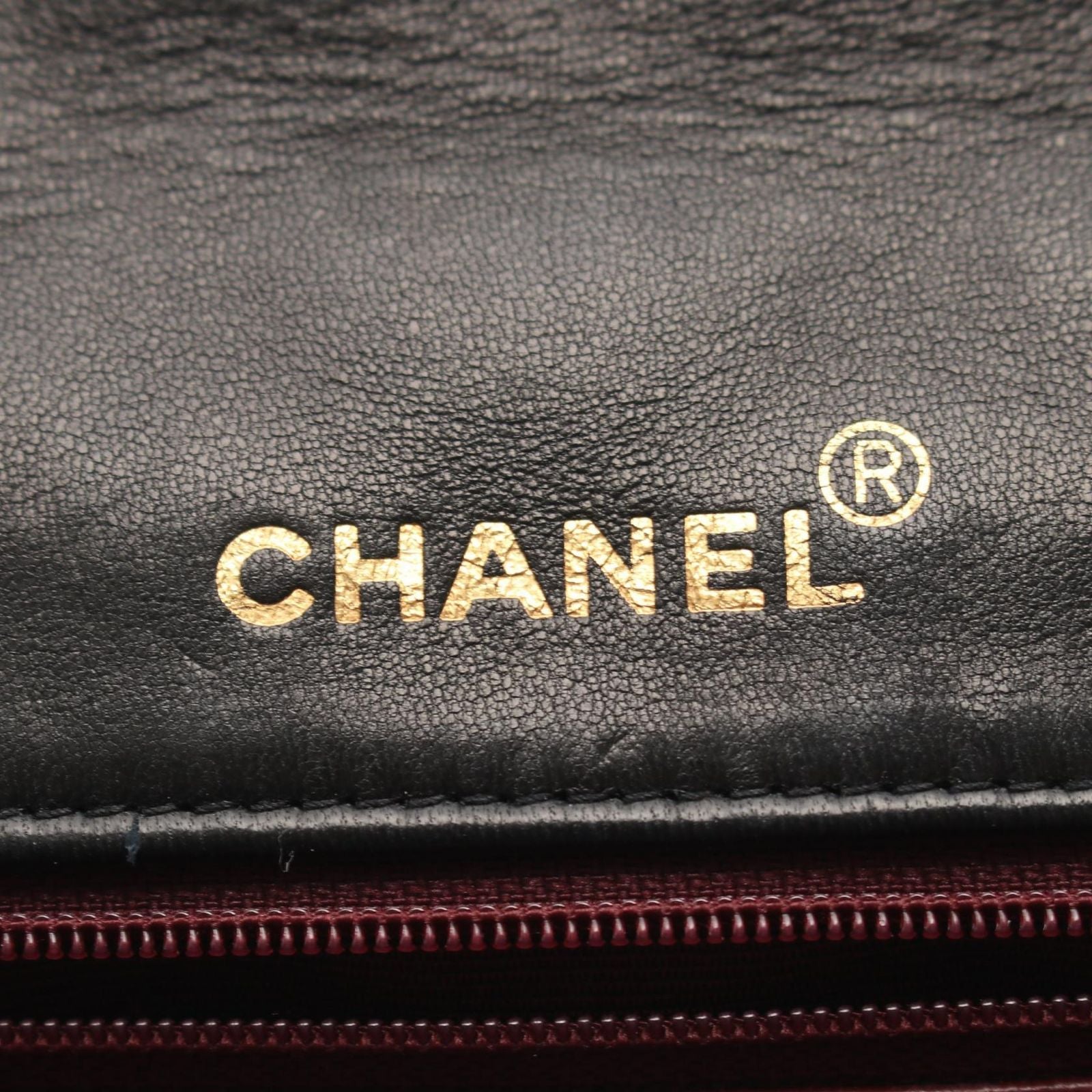 Chanel Shoulder Bag Quilted Diana Flap Black Lambskin Chain — view 4