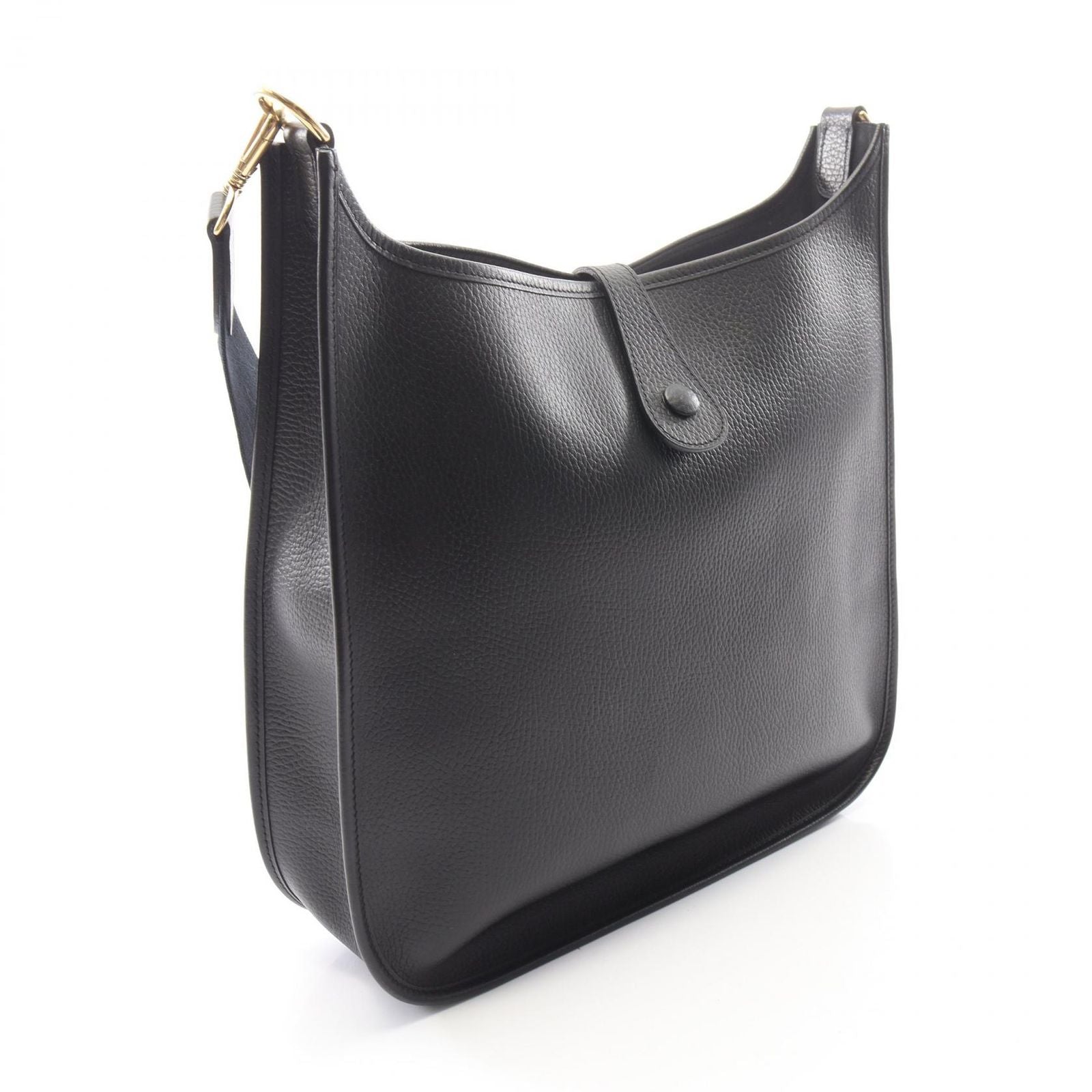 Hermes Shoulder Bag Evelyne 1 GM Black Leather — view 2