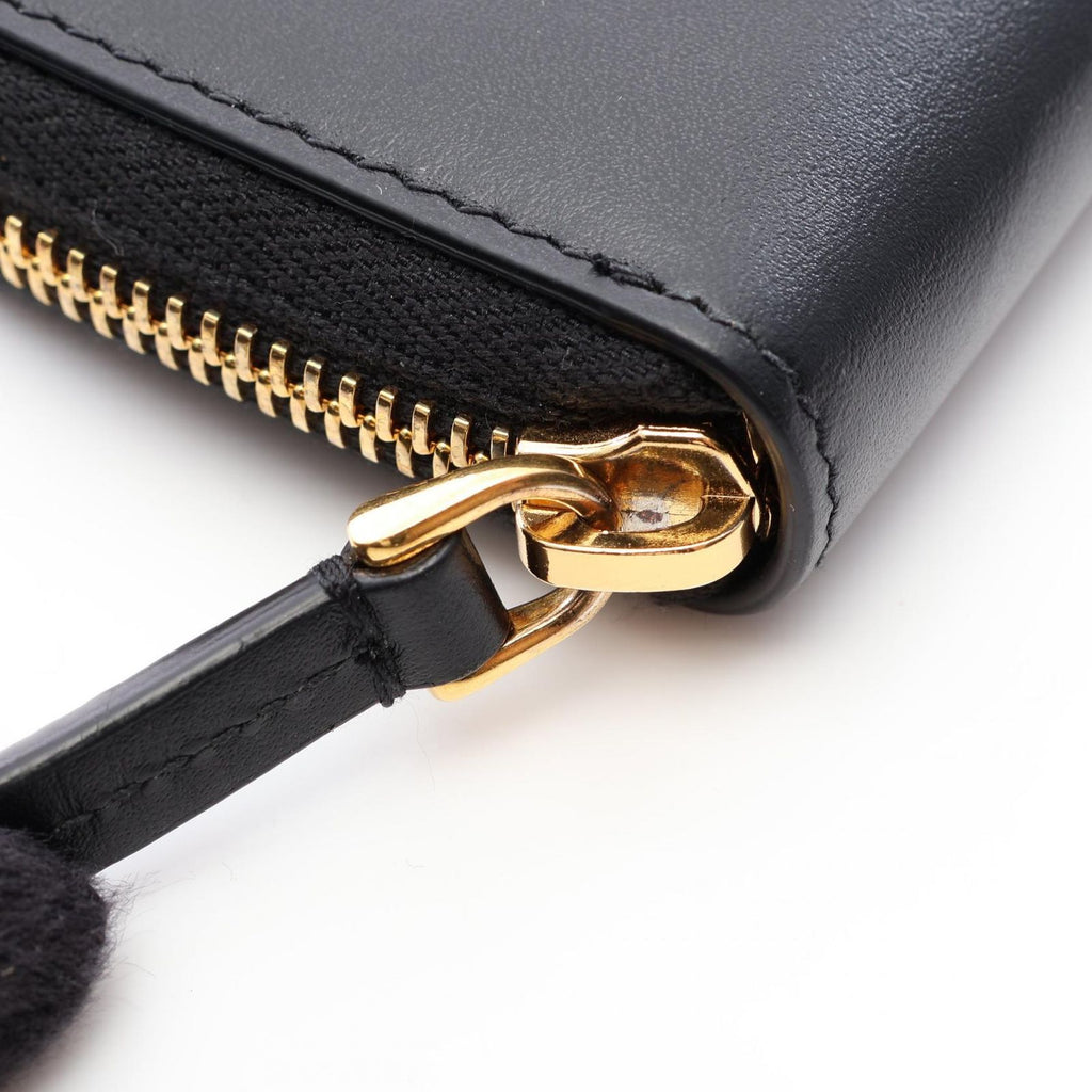 Dior Coin Case 30 Montaigne Black Leather — view 8