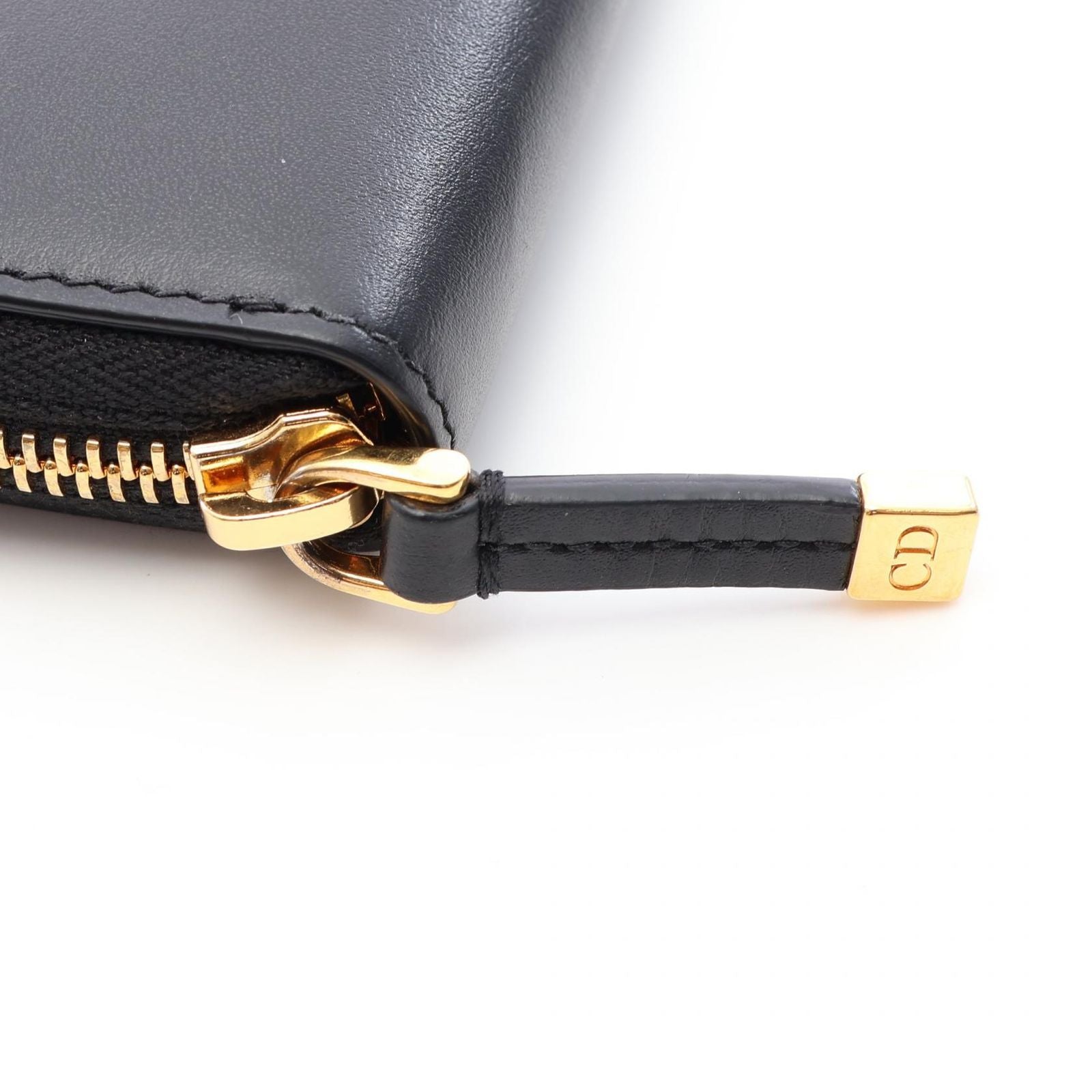 Dior Coin Case 30 Montaigne Black Leather — view 7