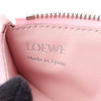 Loewe Coin Case Pebble Card Holder Light Pink Leather — view 4