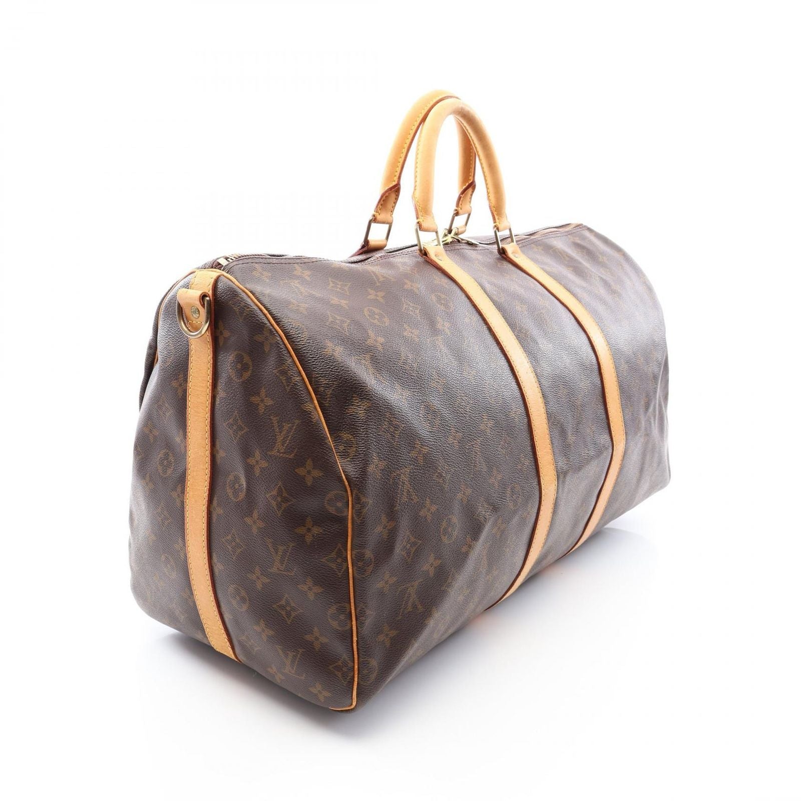 Louis Vuitton Boston Bag Keepall Bandouliere 55 2-Way Canvas Leather — view 2
