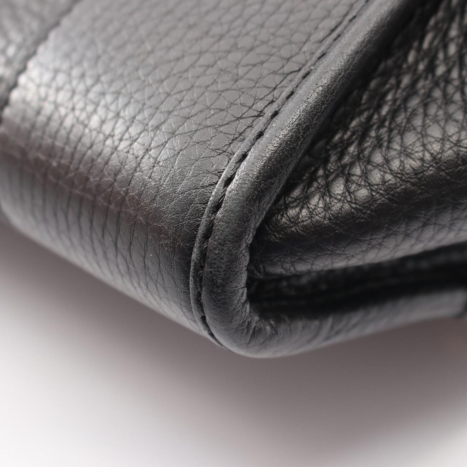 Loewe Handbag Amazona 36 Black Leather — view 7